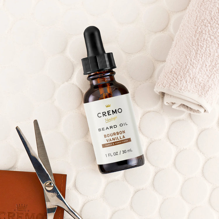 Beard Oil, Bourbon Vanilla Scent, 1 Fl Oz, Moisturizes & Softens Beards