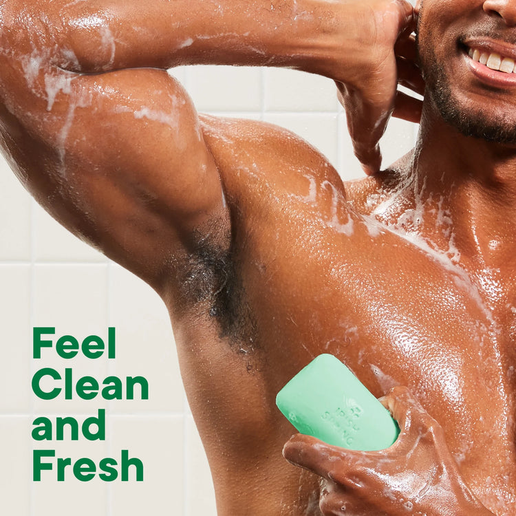 Original Deodorant Bar Soap for Men, with Flaxseed Oil, 3.7 Oz Bar (4 Pack)