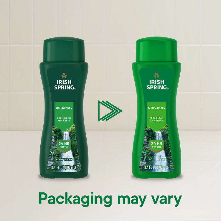 (3 Pack)  Original Moisturizing Body Wash for Men, 24-Hour Fresh, Face and Body Wash, Men’S Body Wash, Biodegradable Ingredients, Paraben Free, Cool Fresh Scent, 3.4 Fl Oz Bottle