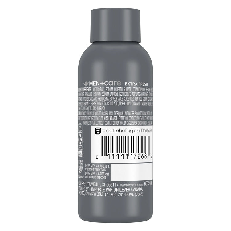 (3 Pack)  Refreshing & Nourishing Body Wash for Men Extra Fresh, 3 Oz