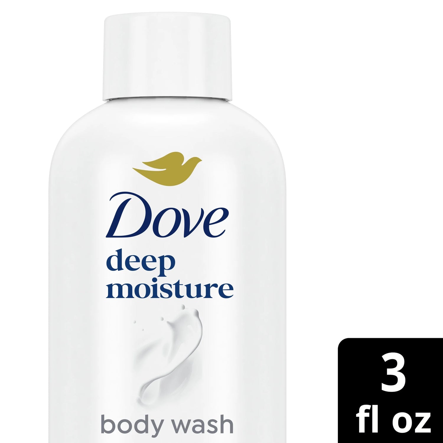 Deep Moisture Nourishing Gentle Body Wash, 3 Fl Oz