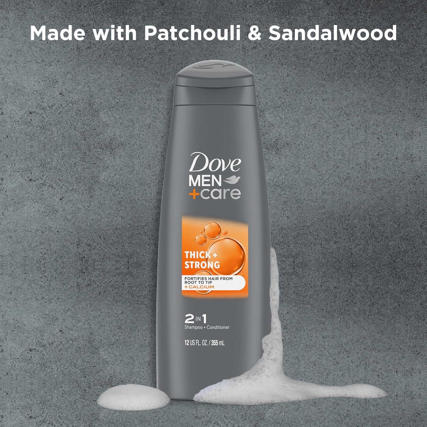 Fortifying 2 in 1 Shampoo and Conditioner for Resilient and Thicker Hair Thick and Strong with Caffeine Helps Strengthen Thinning Hair 12 Oz, Pack of 6