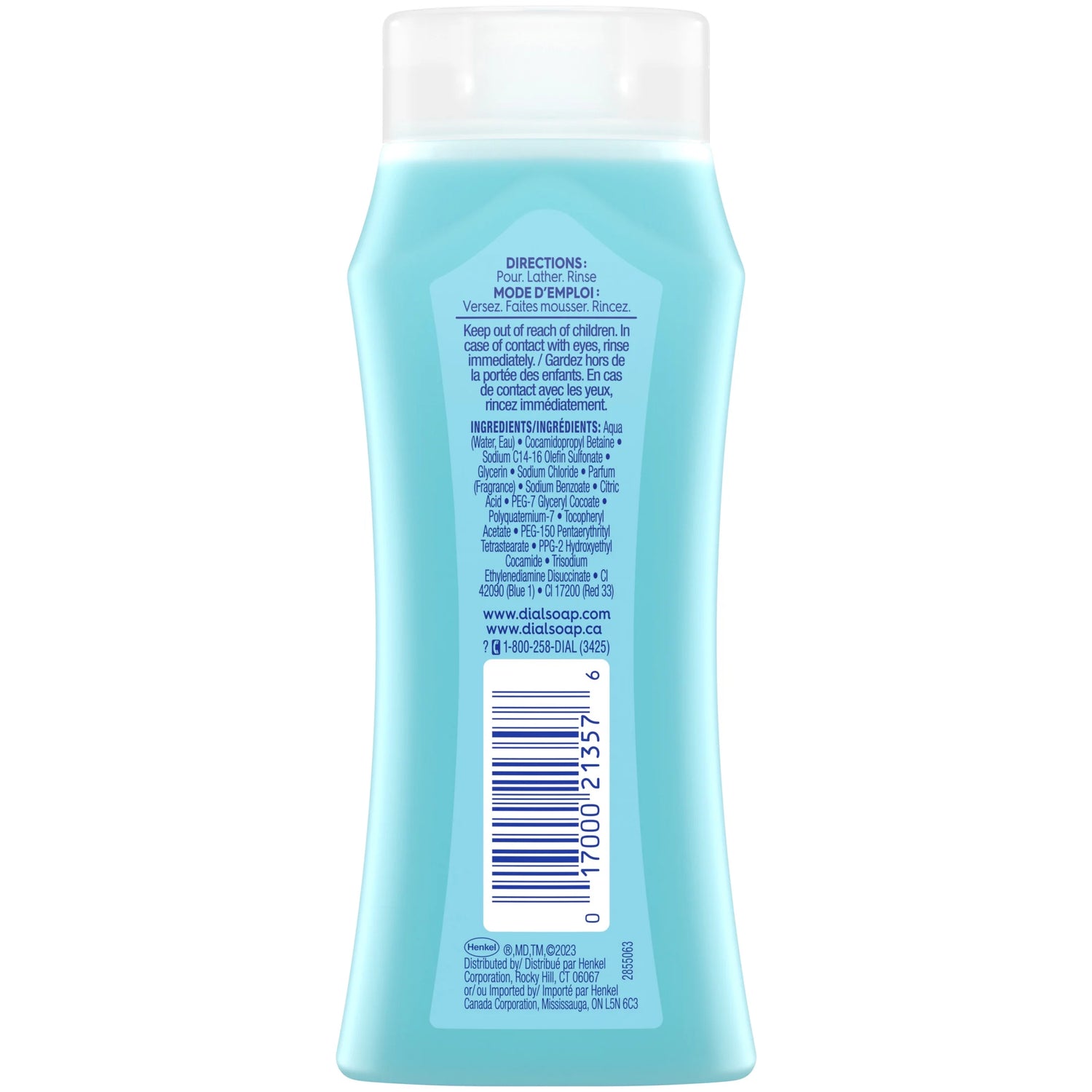 Body Wash, Refresh & Renew Spring Water, 3 Fl Oz
