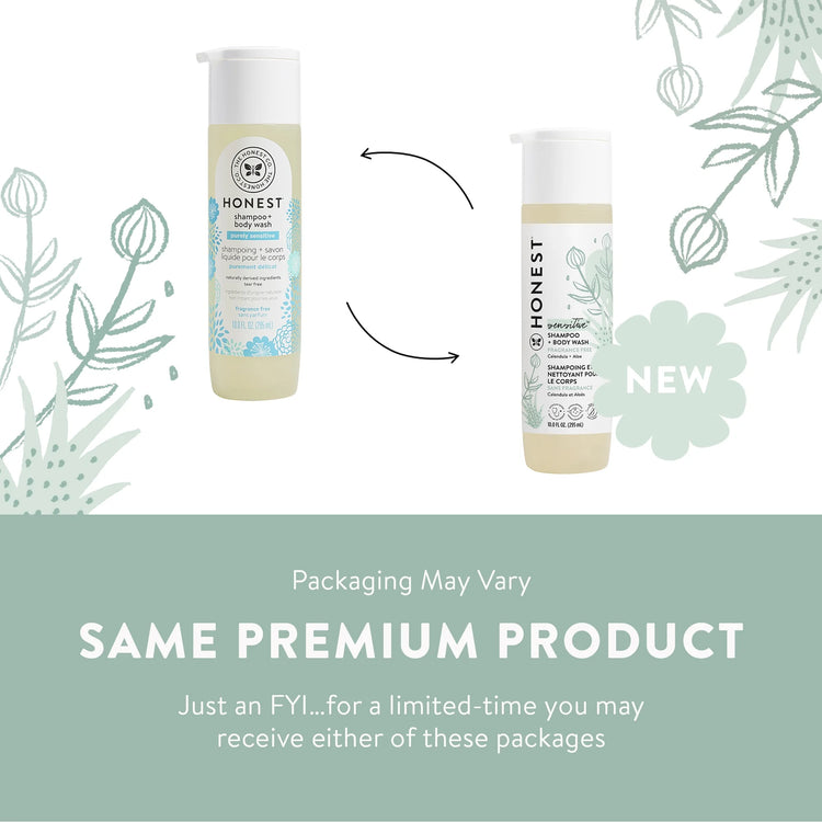 Sensitive Shampoo + Body Wash Fragrance Free - 10 Fl Oz